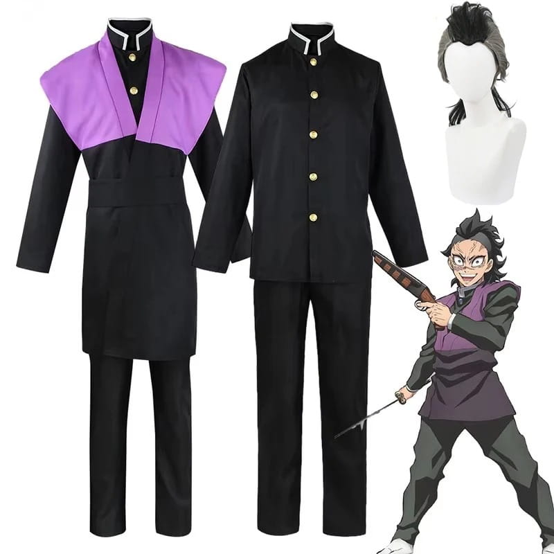 Cosplay Zestaw Anime Demon Cosplay Slayer Shinazugawa Genya