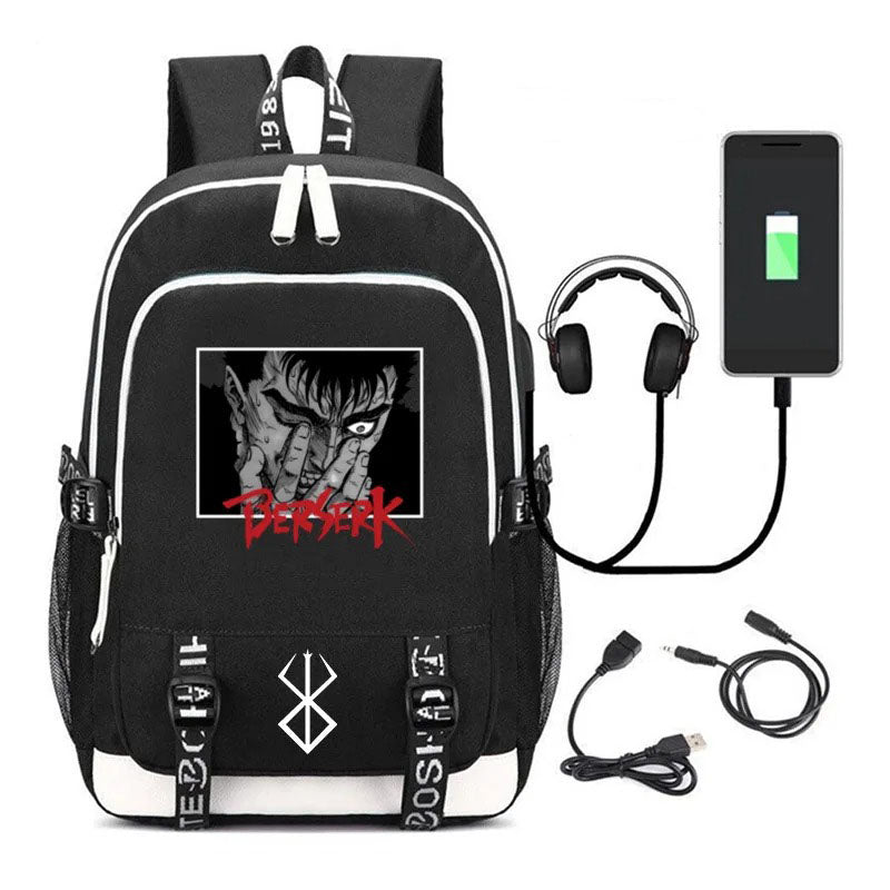 Anime Berserk School Backpack