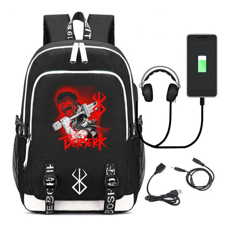 Anime Berserk School Backpack
