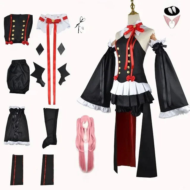 Cosplay Costume Anime Seraph of the End Krul Tepes