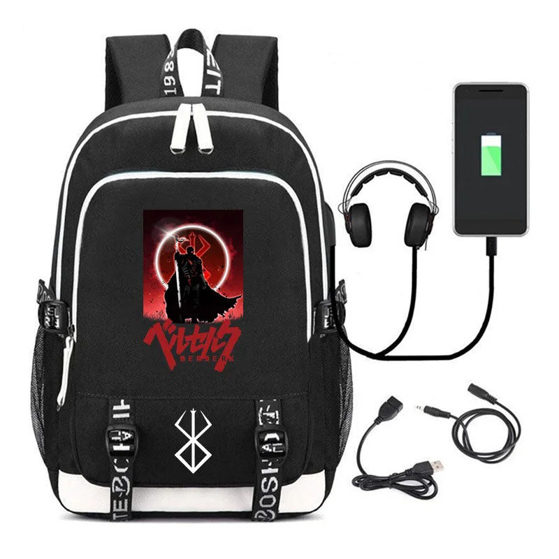 Anime Berserk School Backpack