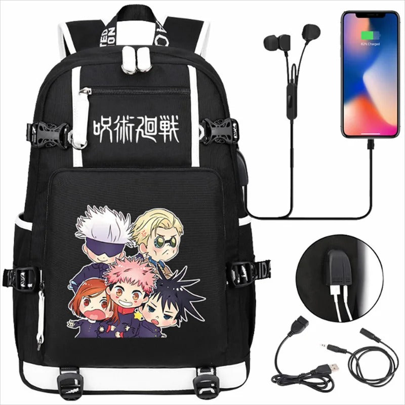 Anime Jujutsu Kaisen School Backpack