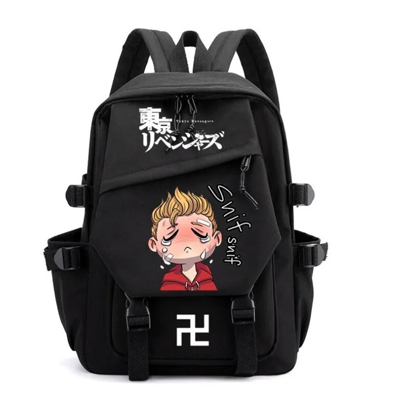 Anime Tokyo Revengers Takemichi Hanagaki School Backpack