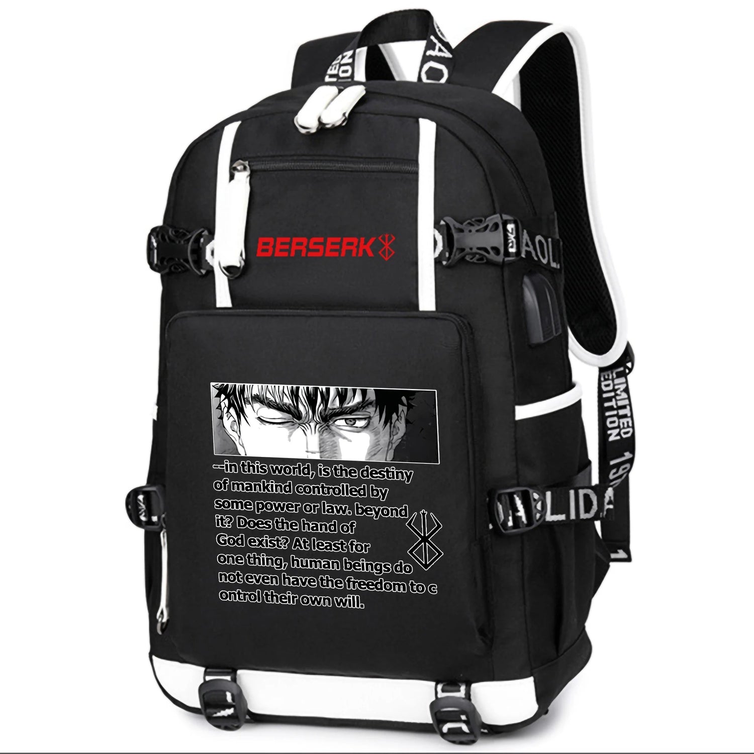Anime Berserk School Backpack