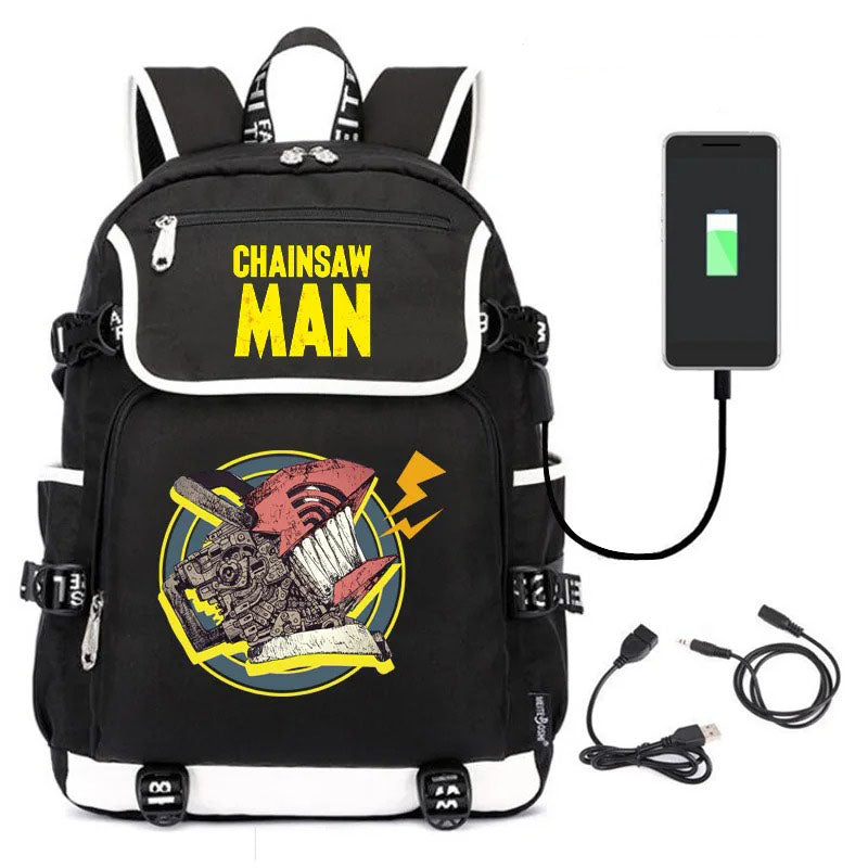 Anime Chainsaw Man School Backpack