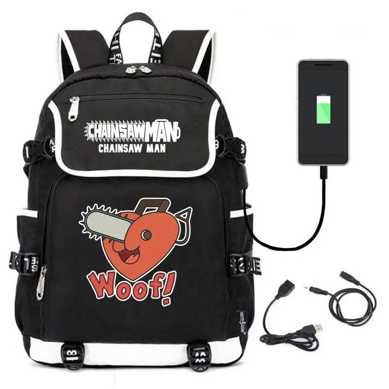 Anime Chainsaw Man School Backpack